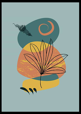 Abstract floral background