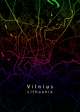 Vilnius City Map