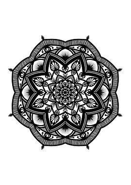 Mandala Black M112