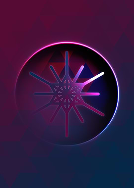 Glowing Glyph Seal Circle