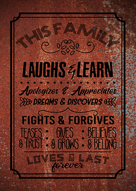 Family Rules Wall Decor