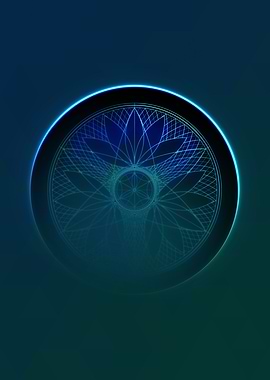 Rainbow Geometric Symbol