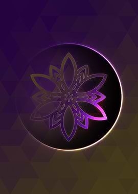 Rainbow Geometric Symbol