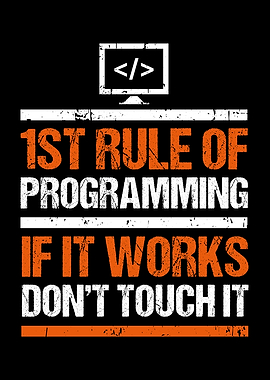 Funny Programmer Coding