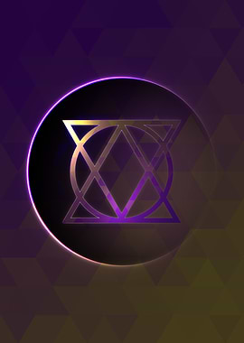 Glowing Glyph Seal Circle