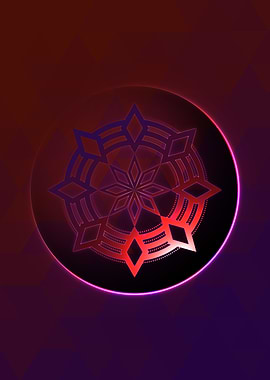 Rainbow Geometric Symbol