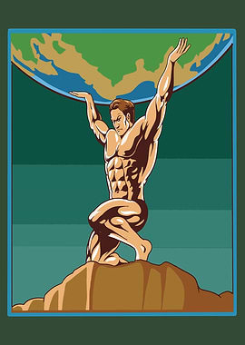 Heavyweight Earth Poster