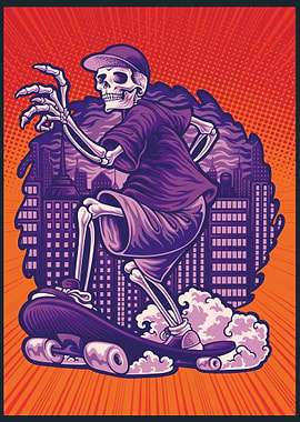 Skull Skaters Art