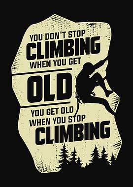 Climbing Old Man Climber