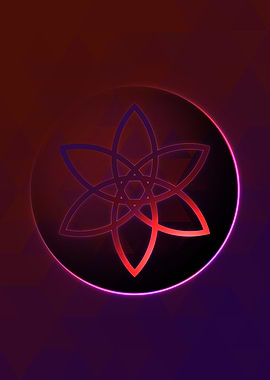 Rainbow Geometric Symbol