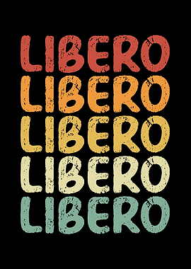 Volleyball libero retro