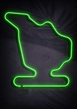 Race Track Hungarian Neon