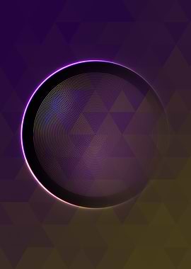 Rainbow Geometric Symbol