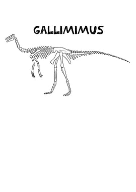 Dinosaurier Gallimimus