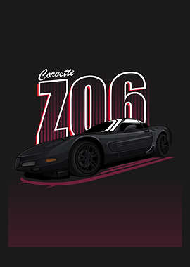 Corvette z06 dark black