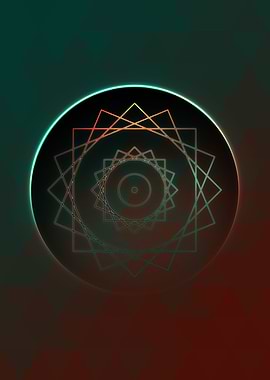 Glowing Glyph Seal Circle