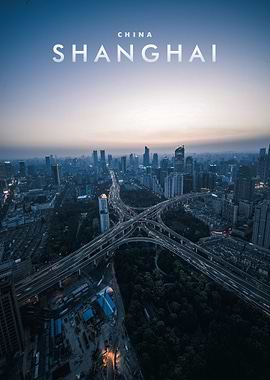 Shanghai City Skyline