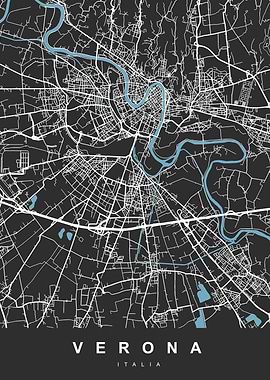 VERONA City Map Italia