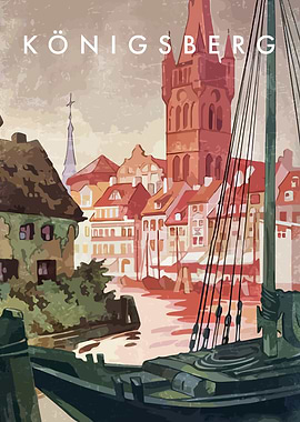 Konigsberg Germany retro