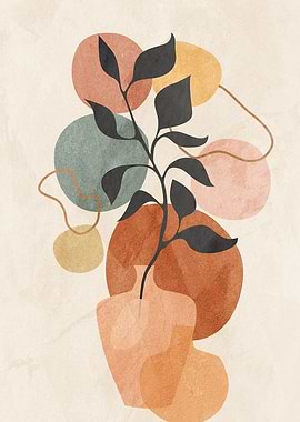 TROPICAL BOTANIC FLORAL12A