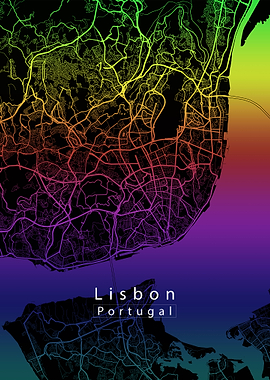 Lisbon City map