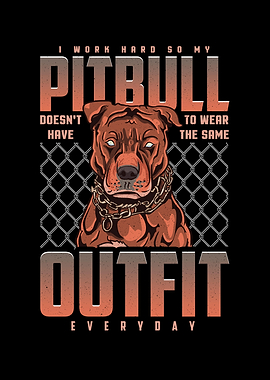 Funny Pitbull Outfit
