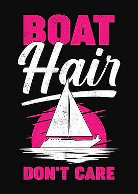 Sailing Boat Girl Design