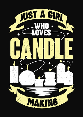 Candle Making Girl Design