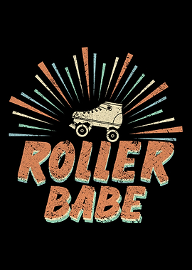 Roller Skating Skater Girl