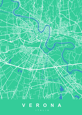 VERONA Map ITALY