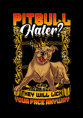 Pitbull King Funny