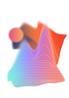 Abstract gradient warm