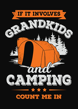 Grandkids And Camping