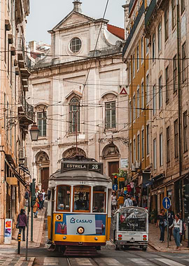Yellow Lisbon Tram