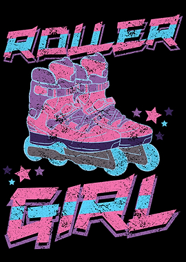 Roller Skating Skater Girl