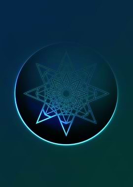 Rainbow Geometric Symbol