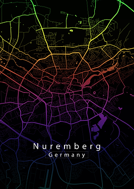 Nuremberg City Map