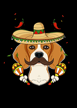 Cinco De Mayo Beagle