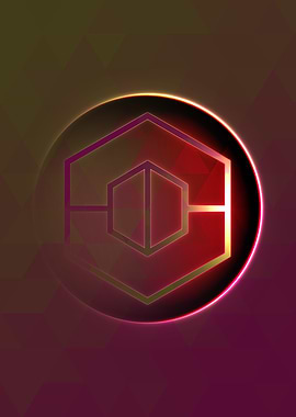 Rainbow Geometric Symbol