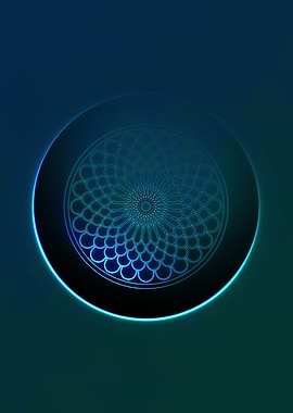 Rainbow Geometric Symbol