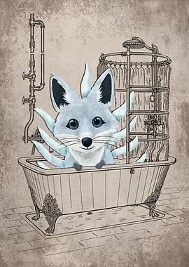 Funny Gumiho Bathtub
