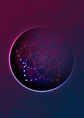 Glowing Glyph Seal Circle