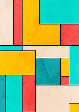 GEOMETRIC ABSTRACT 214A