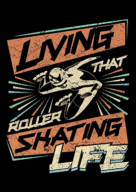 Roller Skating Skater Girl