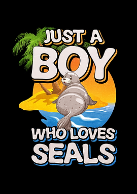 Island Sitting Seal Gift