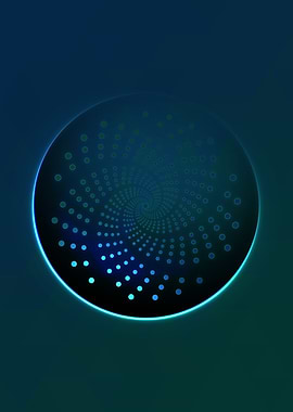 Prismatic Geometric Glyph