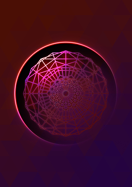 Rainbow Geometric Symbol