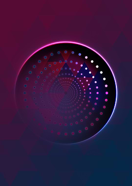 Glowing Glyph Seal Circle