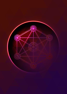 Rainbow Geometric Symbol