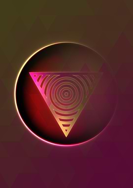 Rainbow Geometric Symbol